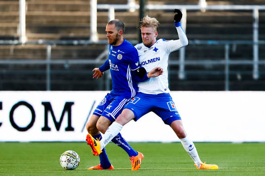 Norrköpings Kalle Holmberg och Sundsvalls Marcus Danielson
