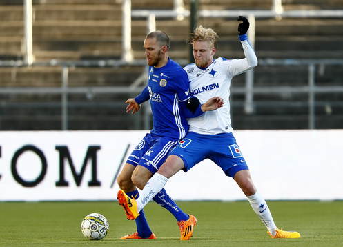 Sundsvalls Marcus Danielson och Norrköpings Kalle Holmberg