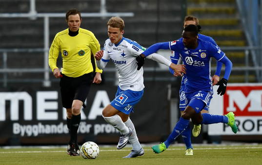 Norrköpings Sebastian Andersson och Sundsvalls Peter Wilson