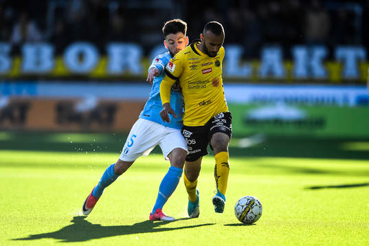 Malmö FFs Erdal Rakip och Elfsborgs Issam Jebali