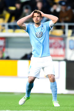 Malmö FFs Markus Rosenberg deppar