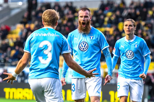 Malmö FFs Jo Inge Berget jublar