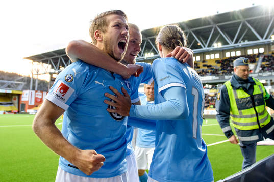 Malmö FFs Anton Tinnerholm jublar