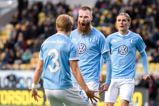Malmö FFs Jo Inge Berget jublar