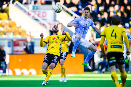 Elfsborgs Issam Jebali och Malmö FFs Markus Rosenberg