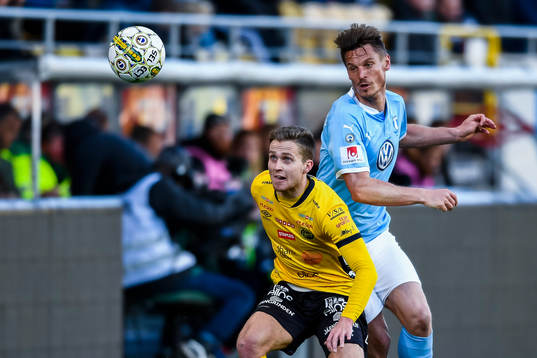 Elfsborgs Adam Lundqvist och Malmö FFs Markus Rosenberg