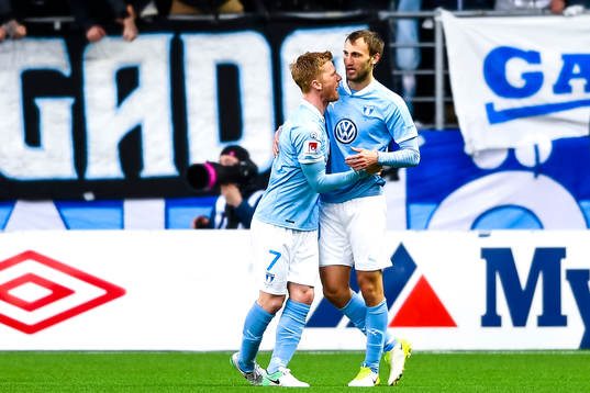 Malmö FFs Magnus Wolff Eikrem och Anders Christiansen
