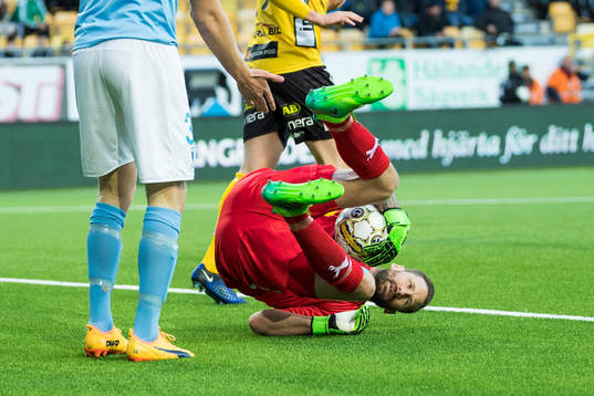 Malmö FFs målvakt Johan Wiland