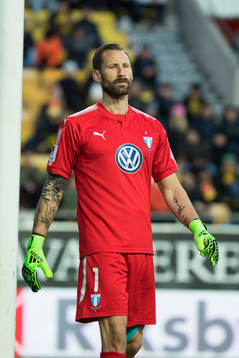 Malmö FFs målvakt Johan Wiland