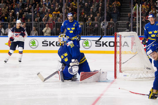 Sveriges målvakt Viktor Fasth, Victor Hedman, Anton