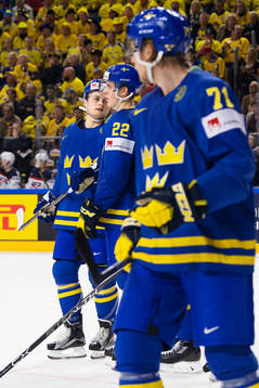 Sveriges William Nylander, Joel Eriksson Ek och William