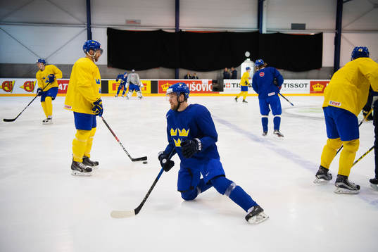 Joel Lundqvist och Linus Omark på Sveriges