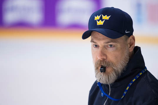 Förbundskapten Rikard Grönborg på Sveriges