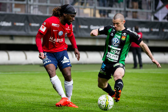 Örgrytes Martin Kayongo-Mutumba mot GAIS James Sinclair