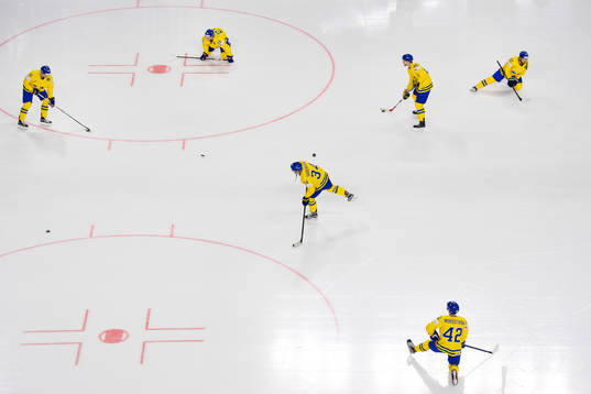 Sveriges Marcus Krüger, Elias Lindholm, Carl Söderberg,
