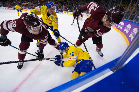 Lettlands Zemgus Girgensons och Arturs Kulda utmanas av