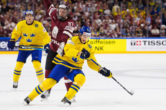 Lettlands Gints Meija och Sveriges Philip Holm