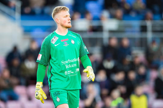 AFC Eskilstunas målvakt Tim Erlandsson