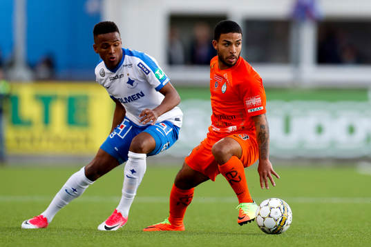 AFC Eskilstunas Jernade Meade och Norrköpings Niclas