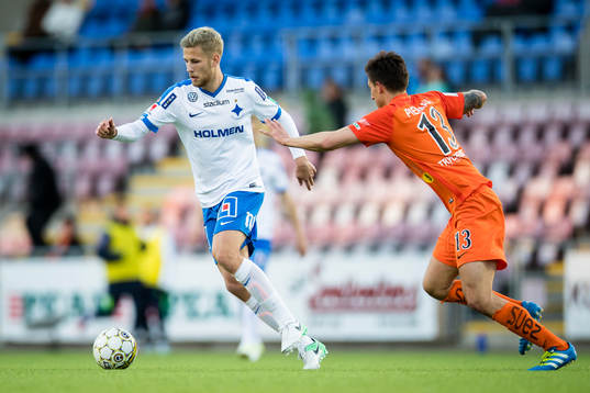 Norrköpings Filip Dagerstål och AFC Eskilstunas Thomas