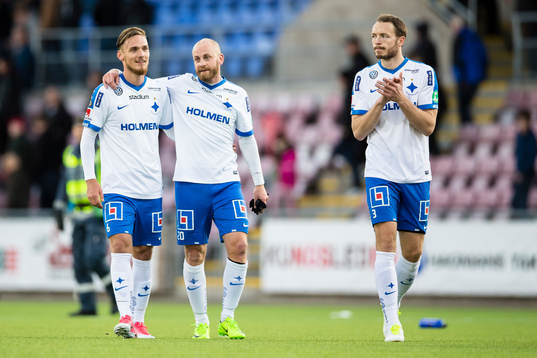 Norrköpings Linus Wahlqvist (v), Daniel Sjölund (m) och