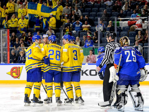 Sveriges Gabriel Landeskog, Alexander Edler, Elias