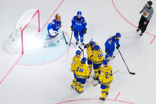 Sveriges John Klingberg, Victor Rask, Elias Lindholm,