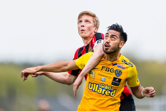 Brommapojkarnas Gustav Sandberg Magnusson och Falkenbergs