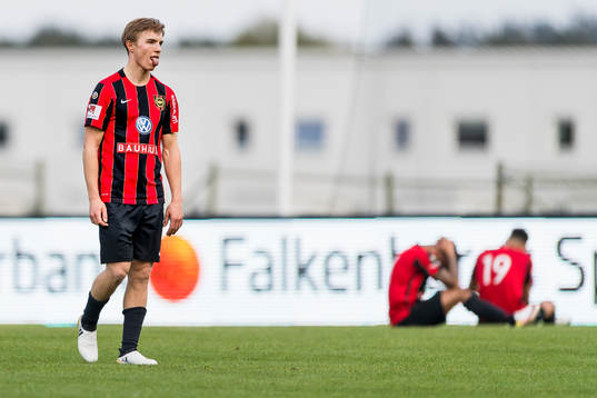 Brommapojkarnas Jakob Ortmark deppar