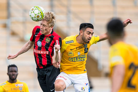 Brommapojkarnas Gustav Sandberg Magnusson och Falkenbergs