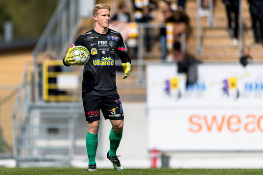 Falkenbergs målvakt Hampus Nilsson