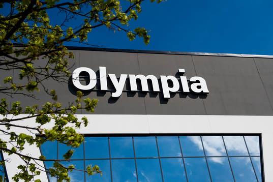 Exteriör över Olympia fotbollsarena i Helsingborg