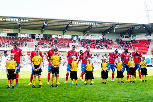 Helsingborgs spelare ställer upp