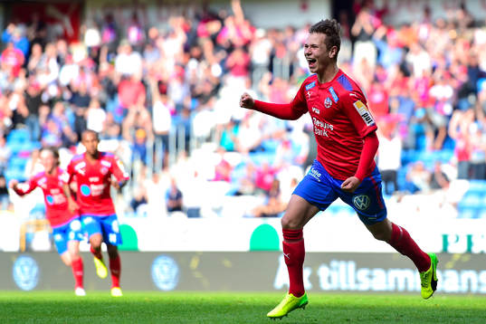 Helsingborgs Alex Timossi Andersson jublar