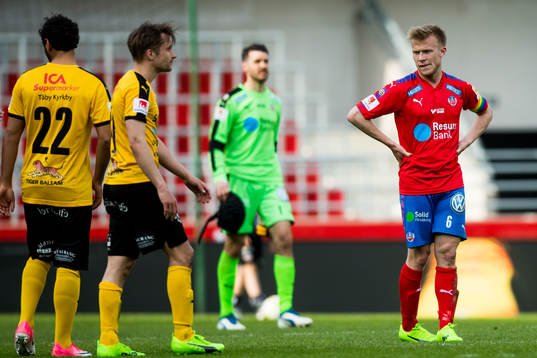 Helsingborgs Andreas Landgren deppar