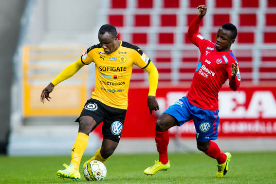 Helsingborgs Monday Samuel och Frejs Nsima Peter