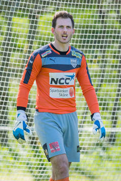 Kågeröds målvakt Carl Lindell