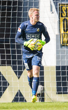 Häckens målvakt Peter Abrahamsson