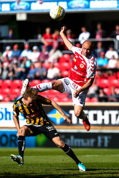 Häckens Joel Andersson och Kalmars Stefan Larsson