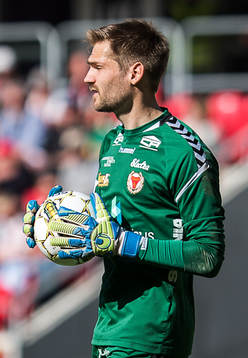 Kalmars målvakt Lucas Hägg-Johansson