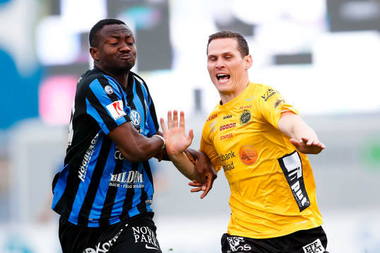 Sirius Moses Ogbu och Elfsborgs Jon Jönsson