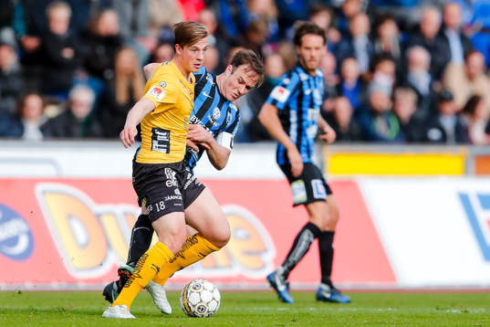 Elfsborgs Simon Olsson och Sirius Niklas Busch Thor