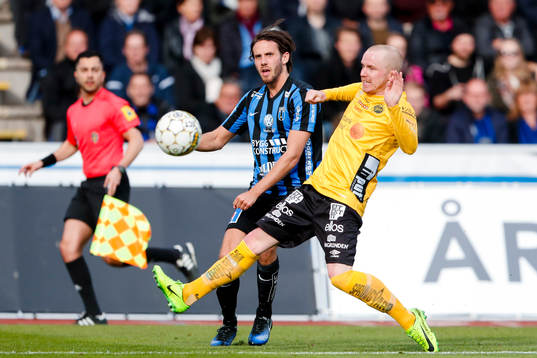 Sirius Johan Eiswohld och Elfsborgs Simon Lundevall