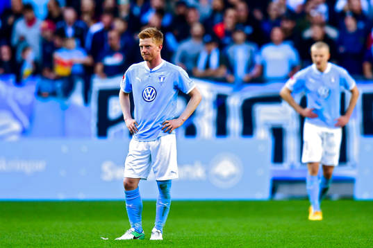 Malmö FFs Anders Christiansen deppar