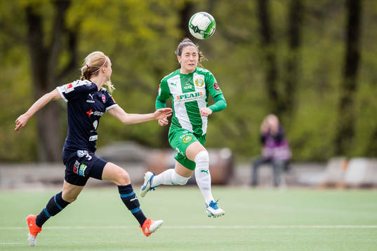 Rosengårds Amanda Ilestedt och Hammarbys Alma Nygren