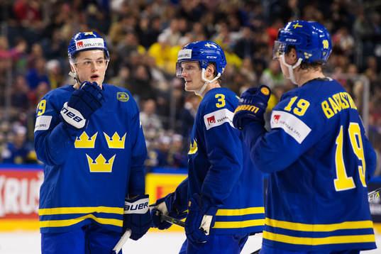 Sveriges William Nylander, John Klingberg och Nicklas