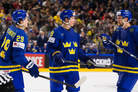 Sveriges William Nylander, Nicklas Bäckström och