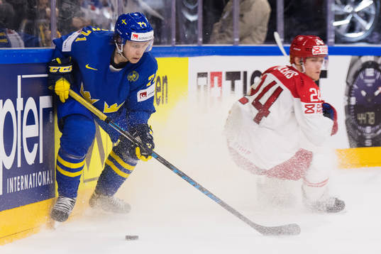 Sveriges William Karlsson och Danmarks Nikolaj Ehlers