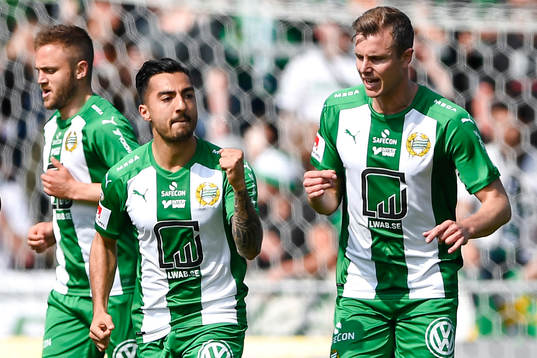 Hammarbys Jiloan Hamad jublar