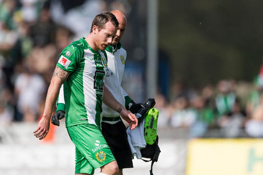 Hammarbys Johan Persson tvingas utgå på grund av skada